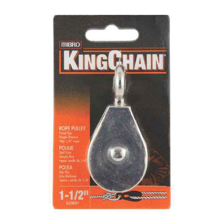 The Mibro Group Single Pulley - Load Brushed Nickel/Chrome and Pewter 2 1/2 The Mibro Group Single Pulley - Load Brushed Nickel/Chrome and Pewter 2 1/2