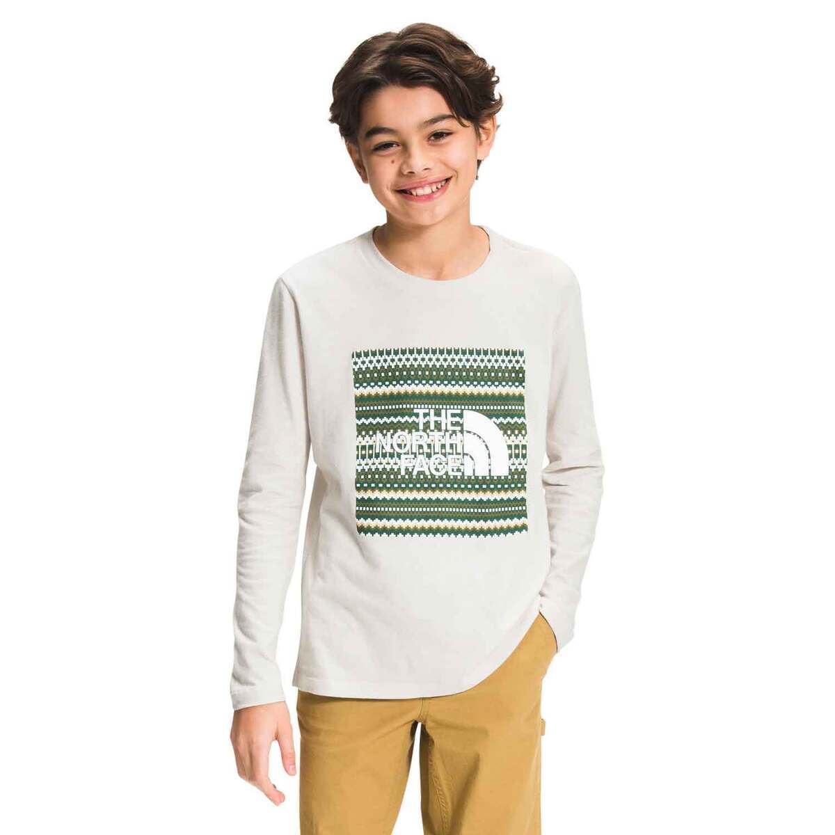 The North Face Boys' Graphic Long Sleeve Casual Shirt The North Face Boys' Graphic Long Sleeve Casual Shirt