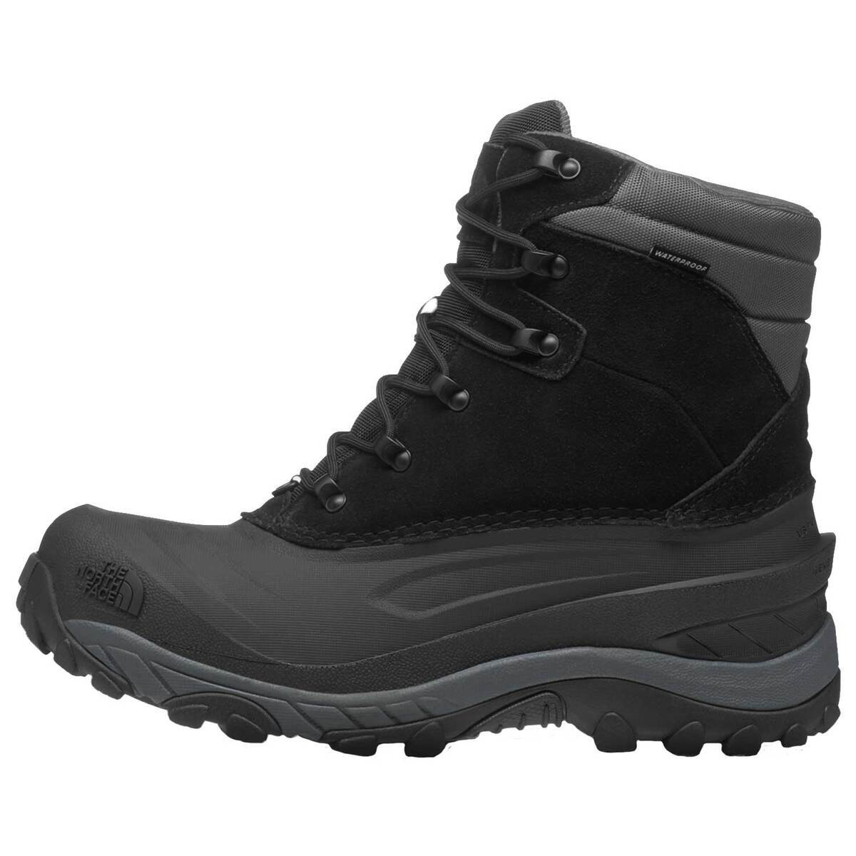 The North Face Men's Chilkat IV Waterproof Winter Boots - TNF Black/Dark Shadow Grey - Size 9 - TNF Black/Dark Shadow Grey 9 The North Face Men's Chilkat IV Waterproof Winter Boots - TNF Black/Dark Shadow Grey - Size 9 - TNF Black/Dark Shadow Grey 9
