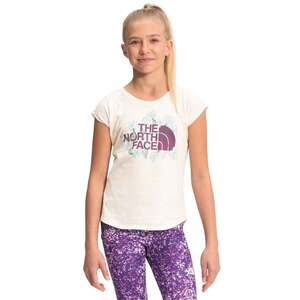 The North Face Girl's Graphic Logo Short Sleeve Casual Shirt
