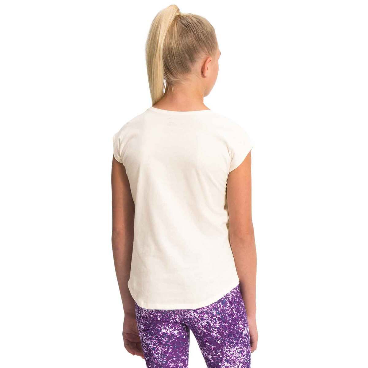 The North Face Girl's Graphic Logo Short Sleeve Casual Shirt The North Face Girl's Graphic Logo Short Sleeve Casual Shirt