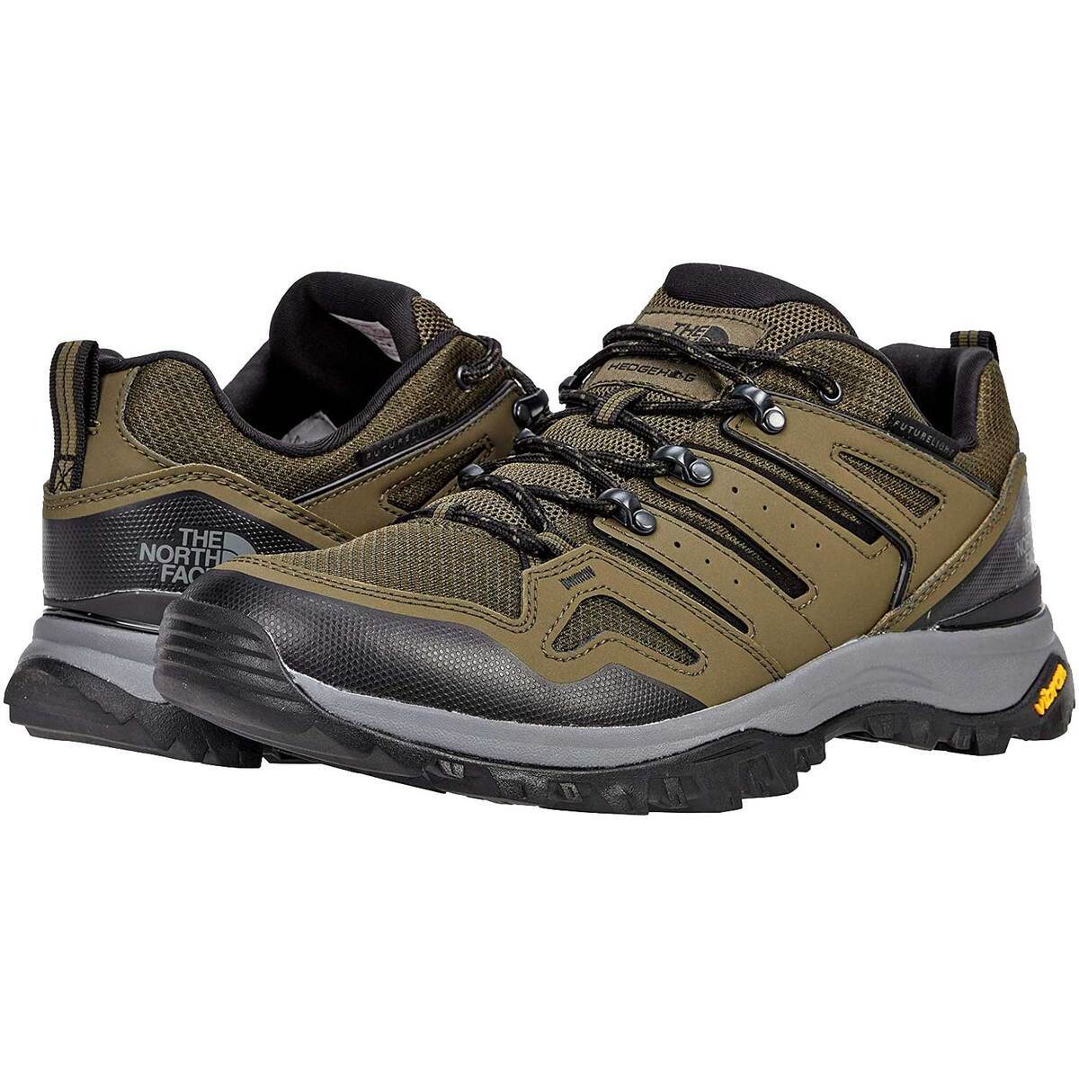 The North Face Men's Hedgehog Futurelight Waterproof Low Shoes - New Taupe Green/TNF - Size - New Taupe Green/TNF Black | Sportsman's Warehouse