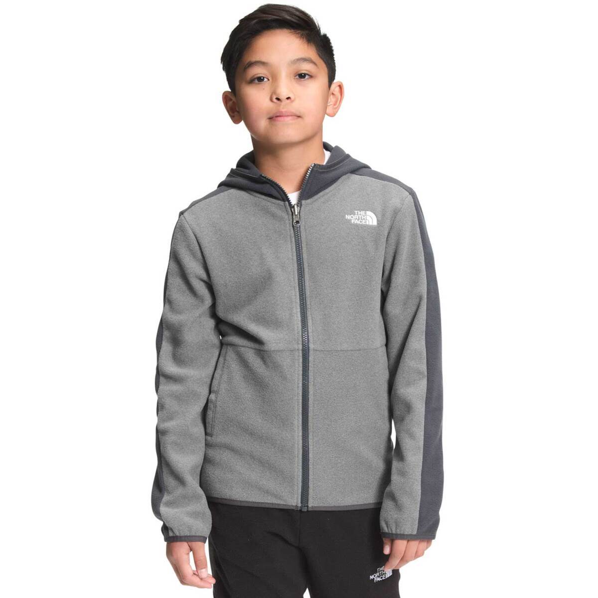 The North Face Youth Glacier Full Zip Casual Hoodie The North Face Youth Glacier Full Zip Casual Hoodie