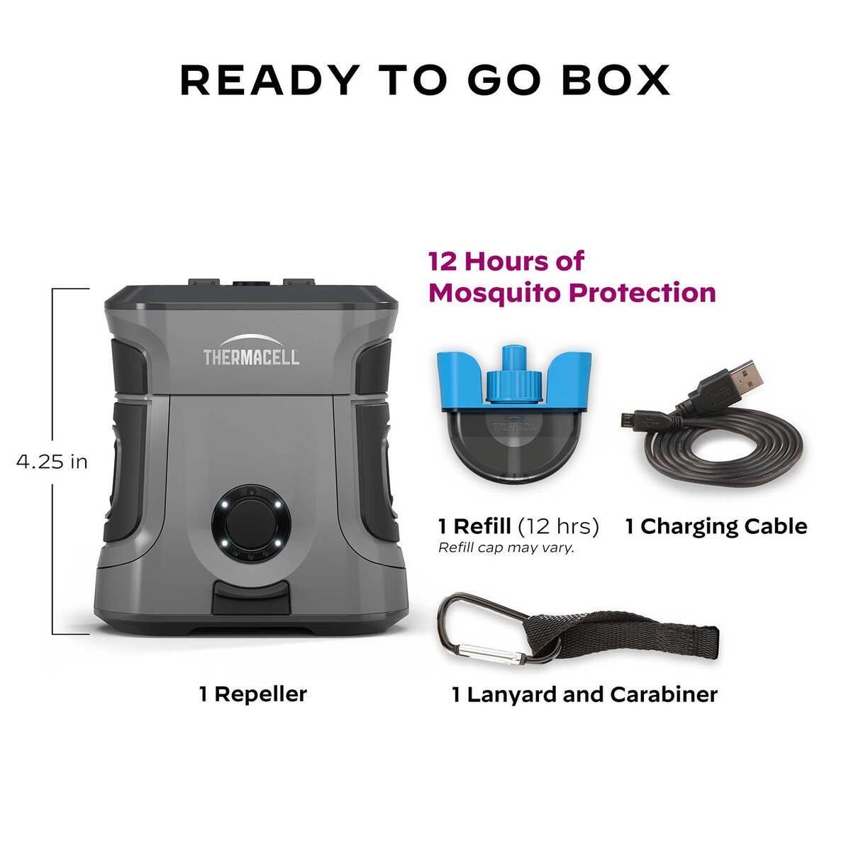 Thermacell EX90 Rechargeable Mosquito Repeller - Gray - Gray Thermacell EX90 Rechargeable Mosquito Repeller - Gray - Gray