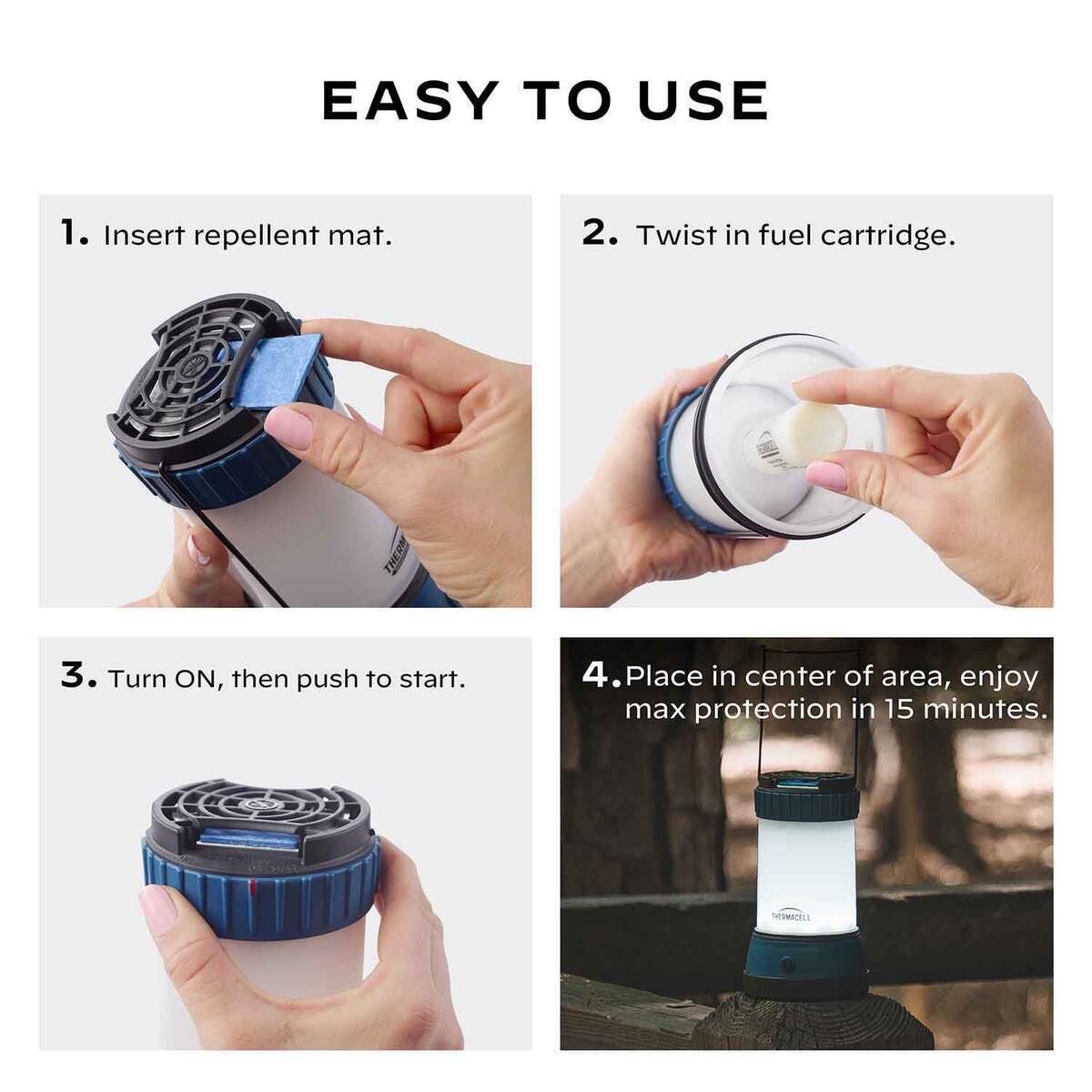 Thermacell Mosquito Repellent Lantern - Blue Thermacell Mosquito Repellent Lantern - Blue