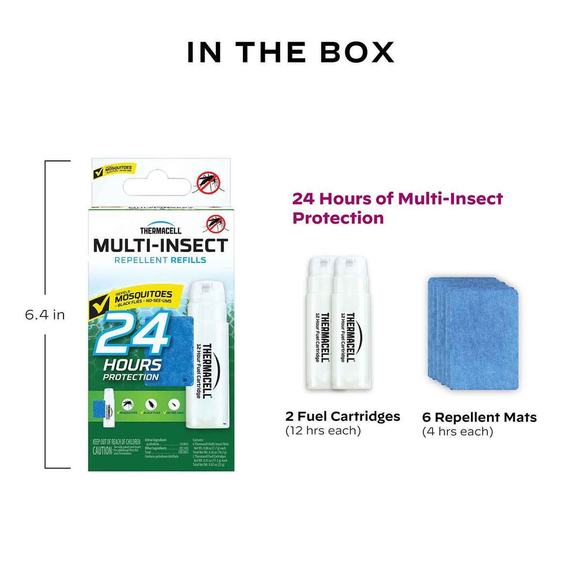 Thermacell Multi-Insect Repellent 24 Hour Protection Refill - Blue Thermacell Multi-Insect Repellent 24 Hour Protection Refill - Blue
