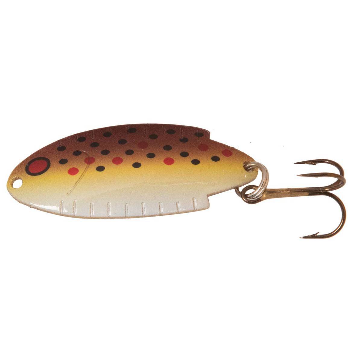 Thomas Buoyant Casting Spoon - Brown Trout, 1/4oz, 1-3/4in - Brown Trout Thomas Buoyant Casting Spoon - Brown Trout, 1/4oz, 1-3/4in - Brown Trout