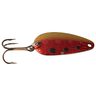 Thomas Cyclone Casting Spoon - Gold/Red, 1/6oz, 1-1/2in - Gold/Red