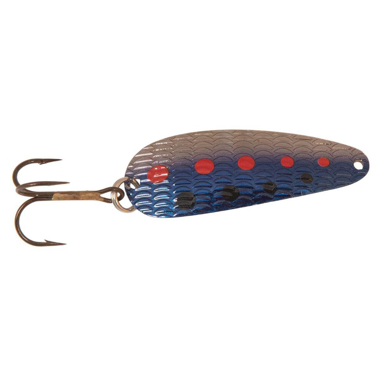 Thomas Cyclone Casting Spoon - Nickel/Blue, 3/8oz, 2in - Nickel/Blue Thomas Cyclone Casting Spoon - Nickel/Blue, 3/8oz, 2in - Nickel/Blue