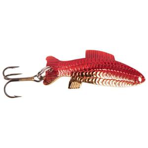 Thomas Fighting Fish Trolling Spoon - Gold/Red, 1/4oz, 1-1/2in