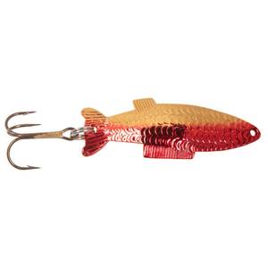 Thomas Fighting Fish Trolling Spoon - Gold/Red, 3/8oz, 2in