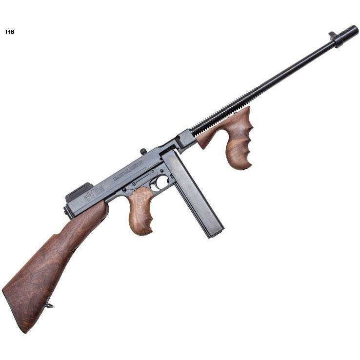 Thompson Center Arms 1927A-1 Deluxe 45 Auto (ACP) 16.5in Blued Semi Automatic Modern Sporting Rifle - 20+1 Rounds - Brown Thompson Center Arms 1927A-1 Deluxe 45 Auto (ACP) 16.5in Blued Semi Automatic Modern Sporting Rifle - 20+1 Rounds - Brown