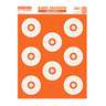 Thompson Target Basic Training Bullseye Economy Paper Shooting Targets - 1 Pack - Orange/White 19inx25in