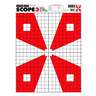 Thompson Target Scope 3 Paper Alignment Sight-In Shooting Target - 1 Pack - Red/White 19inx25in