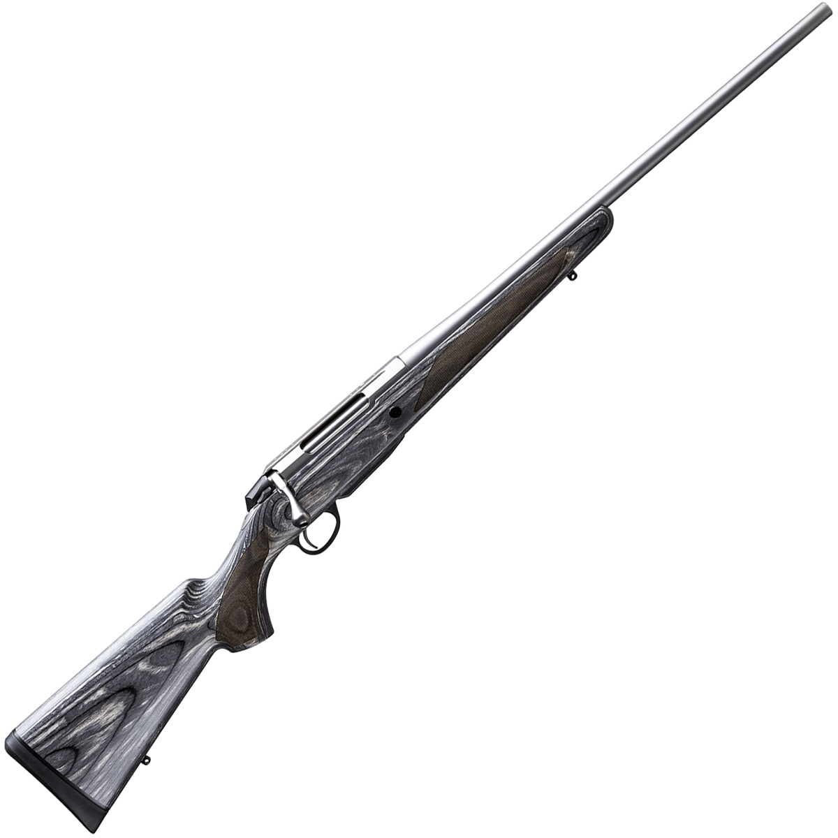 Tikka T3x Laminated Stainless Bolt Action Rifle - 270 WSM (Winchester Short Mag) - Matte Gray Lacquered Tikka T3x Laminated Stainless Bolt Action Rifle - 270 WSM (Winchester Short Mag) - Matte Gray Lacquered