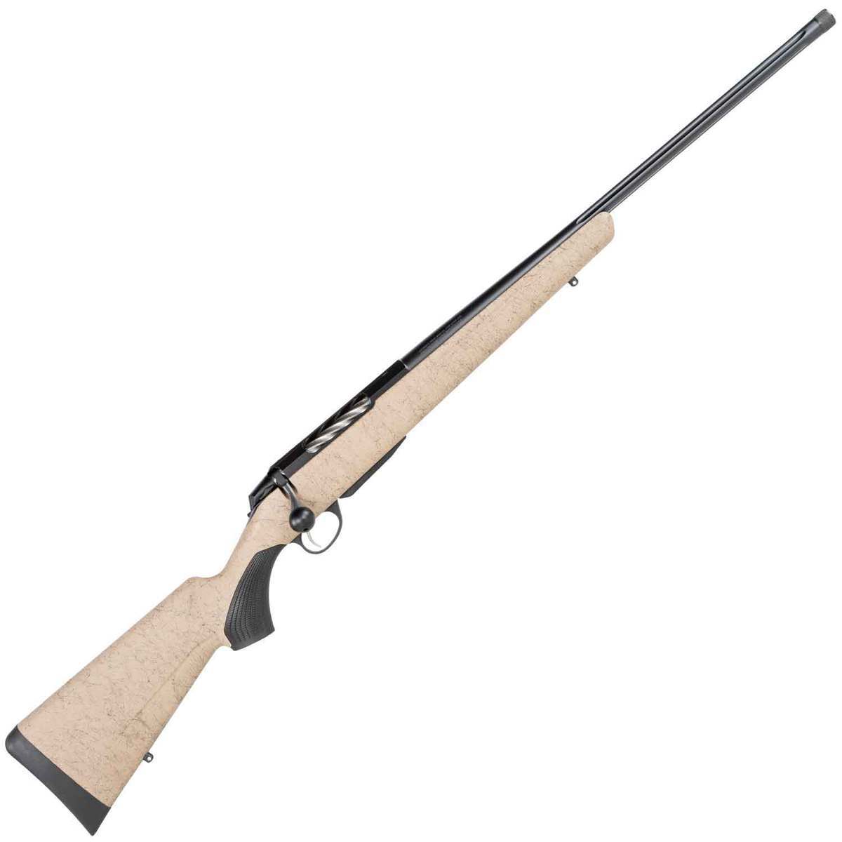 Tikka T3X Lite Black/Tan Bolt Action Rifle - 6.5 Creedmoor - Tan w / Black Spider Webbing Tikka T3X Lite Black/Tan Bolt Action Rifle - 6.5 Creedmoor - Tan w / Black Spider Webbing