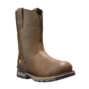 Timberland Men's Pro AG Boss Alloy Toe Pull On Work Boots - Light Brown Distressed - Size 8.5