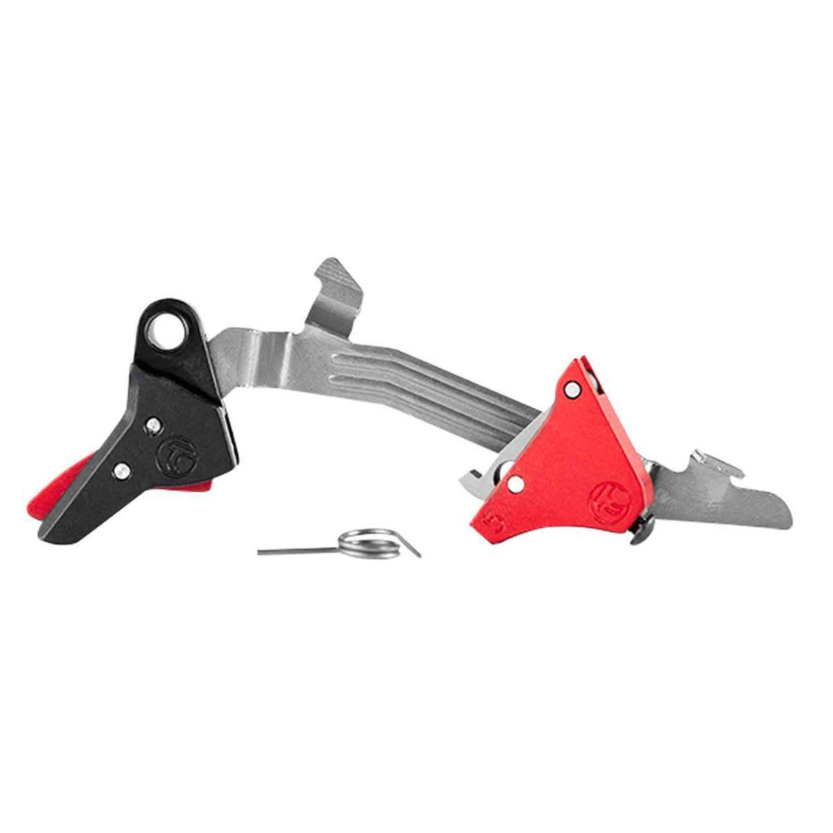 Timney Alpha Competition Series Glock Gen5 Trigger Kit - Black/Red Timney Alpha Competition Series Glock Gen5 Trigger Kit - Black/Red