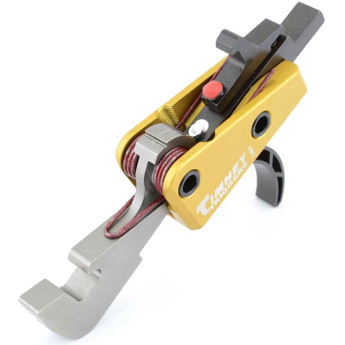 Timney Competition AR10 Curved Single Stage Rifle Trigger - Black/Yellow Timney Competition AR10 Curved Single Stage Rifle Trigger - Black/Yellow