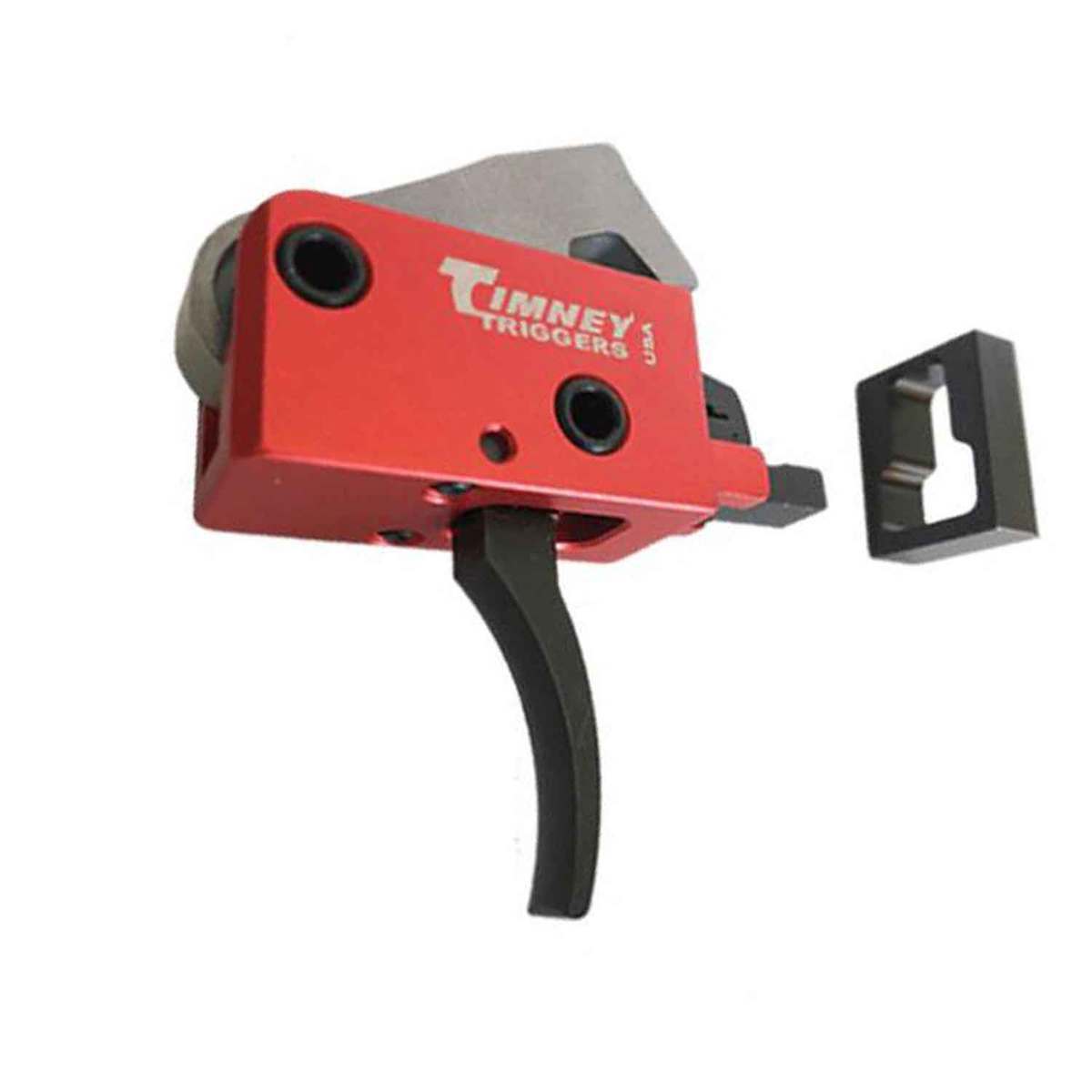 Timney PCC AR Curved Two Stage Rifle Trigger - Black/Red Timney PCC AR Curved Two Stage Rifle Trigger - Black/Red