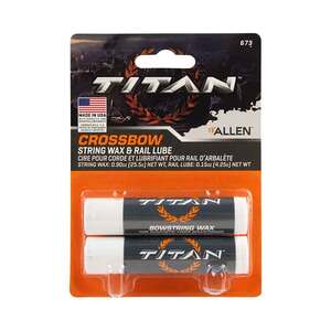 Titan Crossbow String Wax and Rail Luber Combo - White