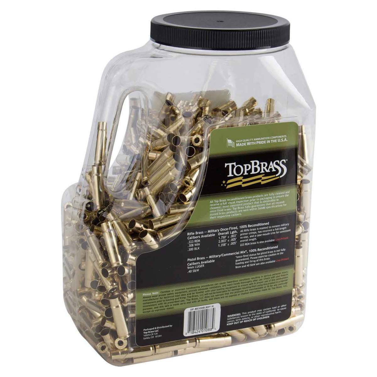 Top Brass 300 AAC Blackout Rifle Reloading Brass - 1000 Count Top Brass 300 AAC Blackout Rifle Reloading Brass - 1000 Count