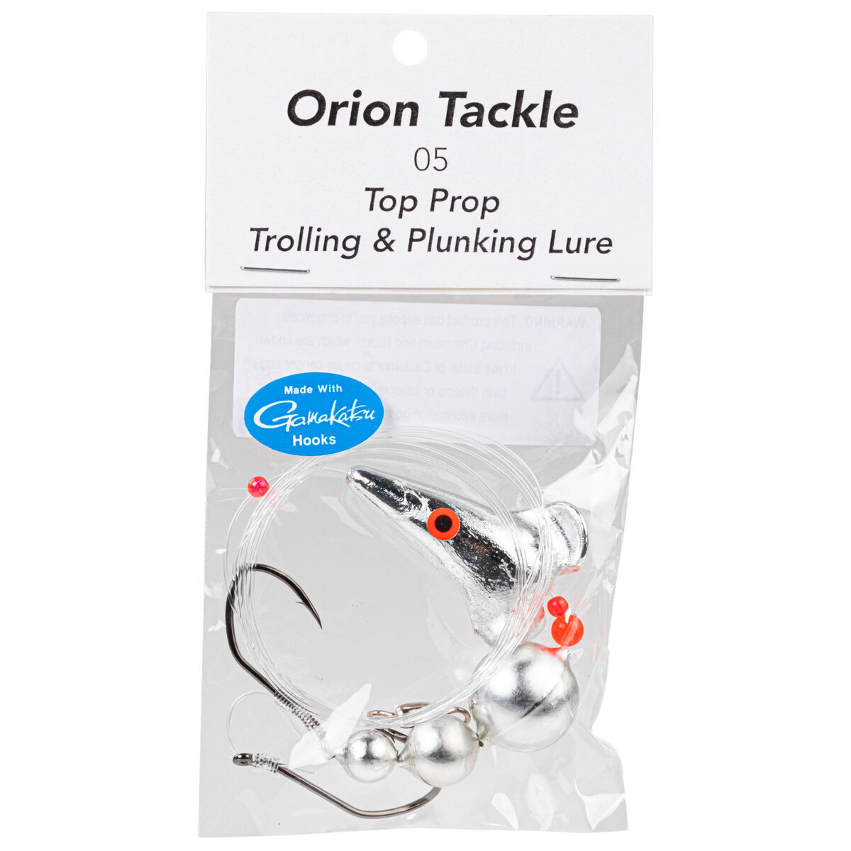 Orion Tackle Top Prop Trolling Lure - Silver, 7/10oz, 5in - Silver Orion Tackle Top Prop Trolling Lure - Silver, 7/10oz, 5in - Silver