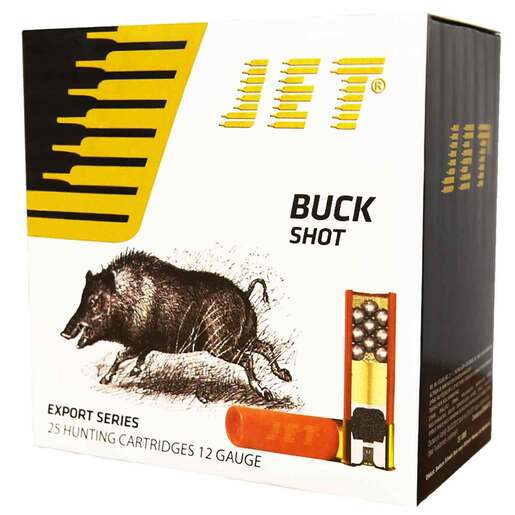 TR Imports Jet 12 Gauge 2-3/4in 00 Buck 1-1/5oz Buckshot Shotshells – 250 Rounds – #00 Buck