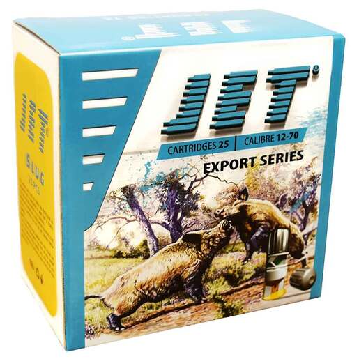 TR Imports Jet 12 Gauge 2-3/4in 1-1/8oz Slug Shotshells – 250 Rounds – Slug