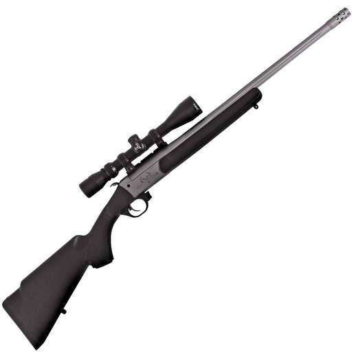 Traditions Outfitter G3 With 3-9X40 Scope Black/Cerakote Single Shot Rifle – 35 Whelen – 22in – Black