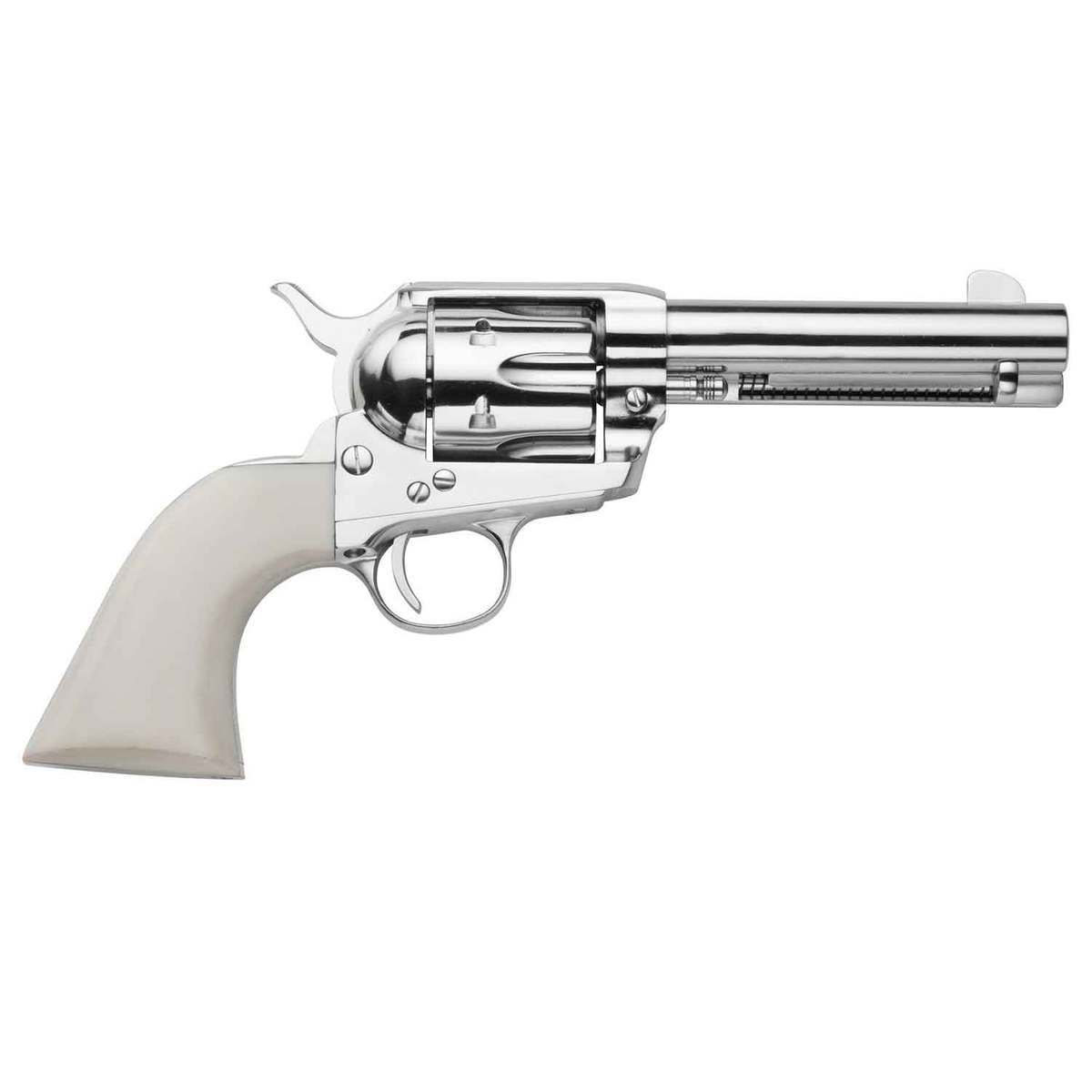 Traditions 1873 Frontier 45 (Long) Colt 5.5in Nickel Revolver - 6 Rounds Traditions 1873 Frontier 45 (Long) Colt 5.5in Nickel Revolver - 6 Rounds