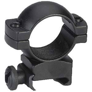 Traditions Aluminum 1in High Scope Rings - Matte Black