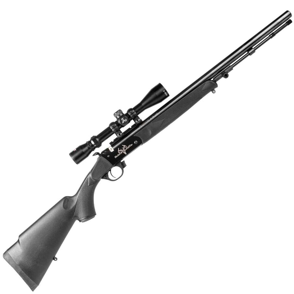 Traditions Buckstalker XT 50 Caliber Blued Break Action Muzzleloader - 24in - Black Traditions Buckstalker XT 50 Caliber Blued Break Action Muzzleloader - 24in - Black