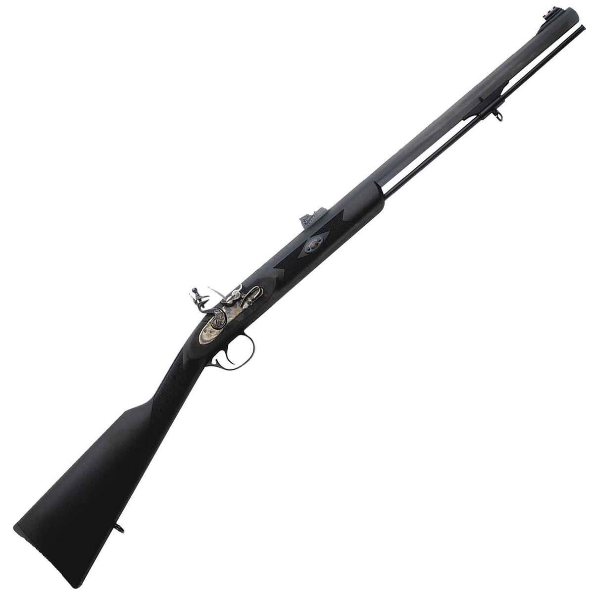 Traditions Deerhunter 50 Caliber Black Blued Flintlock Traditional Muzzleloader - 24in - Black Traditions Deerhunter 50 Caliber Black Blued Flintlock Traditional Muzzleloader - 24in - Black