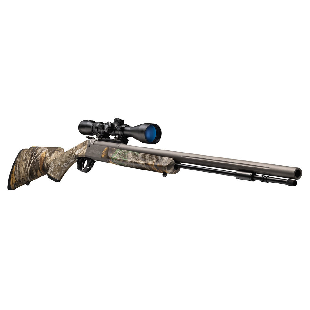 Traditions NitroFire VAPR 50 Caliber Mossy Oak Break Up Country Break Action-Hammer Fire In-line Muzzleloader w/ 3-9x40mm Scope - 26in - Camo Traditions NitroFire VAPR 50 Caliber Mossy Oak Break Up Country Break Action-Hammer Fire In-line Muzzleloader w/ 3-9x40mm Scope - 26in - Camo