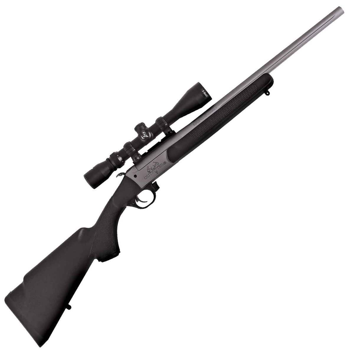 Traditions Outfitter G3 3-9X40 Duplex Scope Black/Cerakote Single Shot Rifle - 44 Magnum - 22in - Black Traditions Outfitter G3 3-9X40 Duplex Scope Black/Cerakote Single Shot Rifle - 44 Magnum - 22in - Black