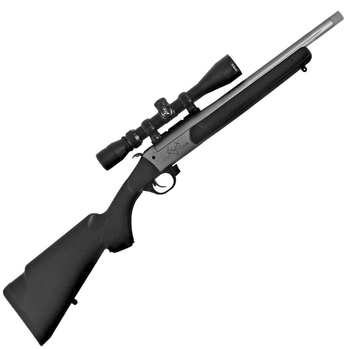 Traditions Outfitter G3 With 3-9X40 Duplex Scope Black/Cerakote Single Shot Rifle - 300 AAC Blackout - 16.5in - Black Traditions Outfitter G3 With 3-9X40 Duplex Scope Black/Cerakote Single Shot Rifle - 300 AAC Blackout - 16.5in - Black