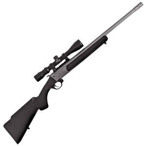 Traditions Outfitter G3 With 3-9X40 Duplex Scope Black/Cerakote Single Shot Rifle - 450 Bushmaster - 22in