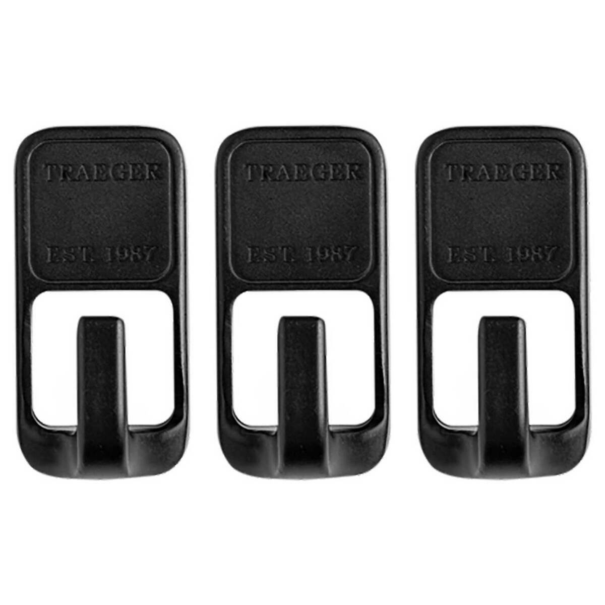 Traeger Grill Hopper Magnetic Hooks - 3 Pack - Black Traeger Grill Hopper Magnetic Hooks - 3 Pack - Black