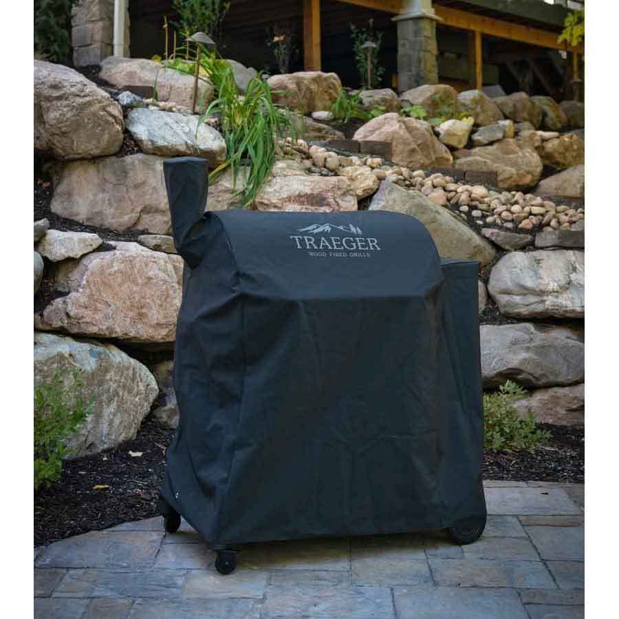 Traeger Pro 780 Full Length Grill Cover - Black - Black Traeger Pro 780 Full Length Grill Cover - Black - Black
