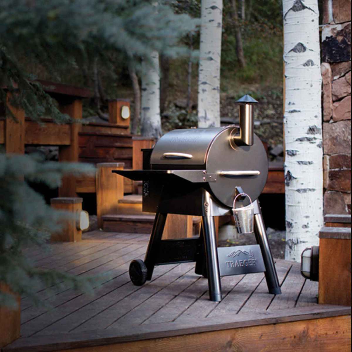 Traeger Pro Series 22 Wood Fired Pellet Grill Bronze Sportsman's