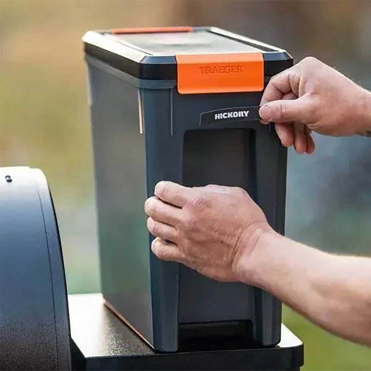 Traeger StayDry Pellet Storage Bin with Lid - 22lb Capacity Traeger StayDry Pellet Storage Bin with Lid - 22lb Capacity
