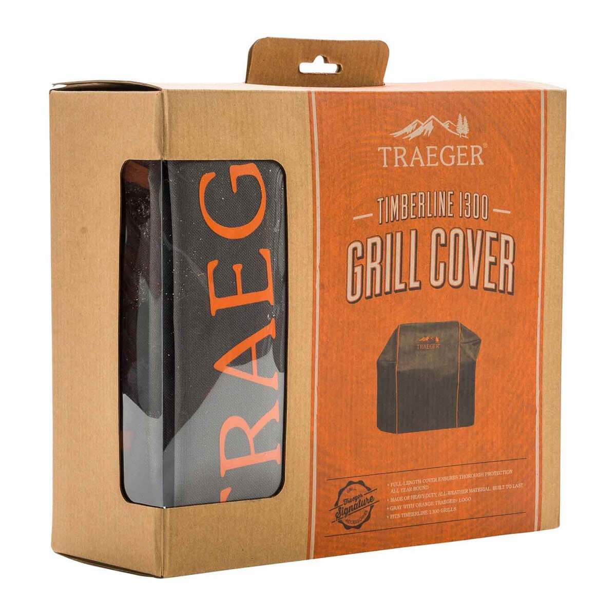 Traeger Timberline 1300 Grill Cover - Grey - Grey Traeger Timberline 1300 Grill Cover - Grey - Grey