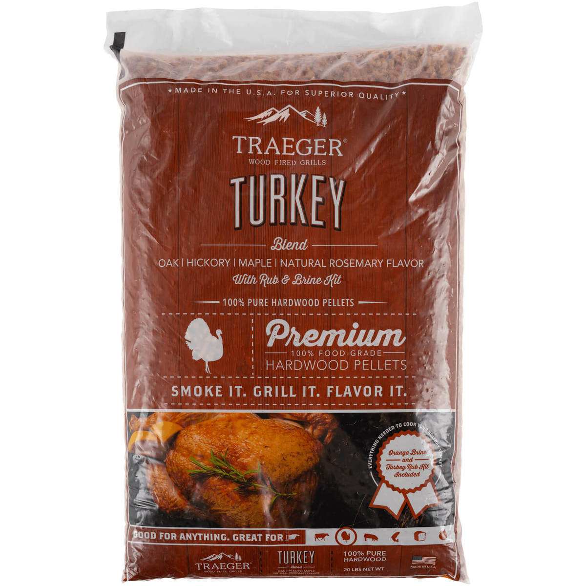Traeger Turkey Pellet Blend w/ Brine Kit Traeger Turkey Pellet Blend w/ Brine Kit