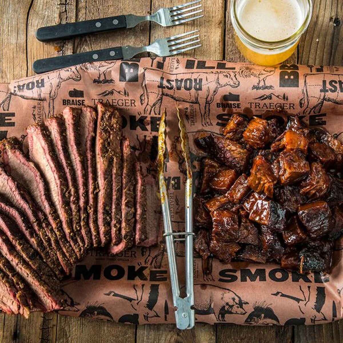 Traeger X Oren Pink BBQ Butcher Paper Roll - Pink Traeger X Oren Pink BBQ Butcher Paper Roll - Pink