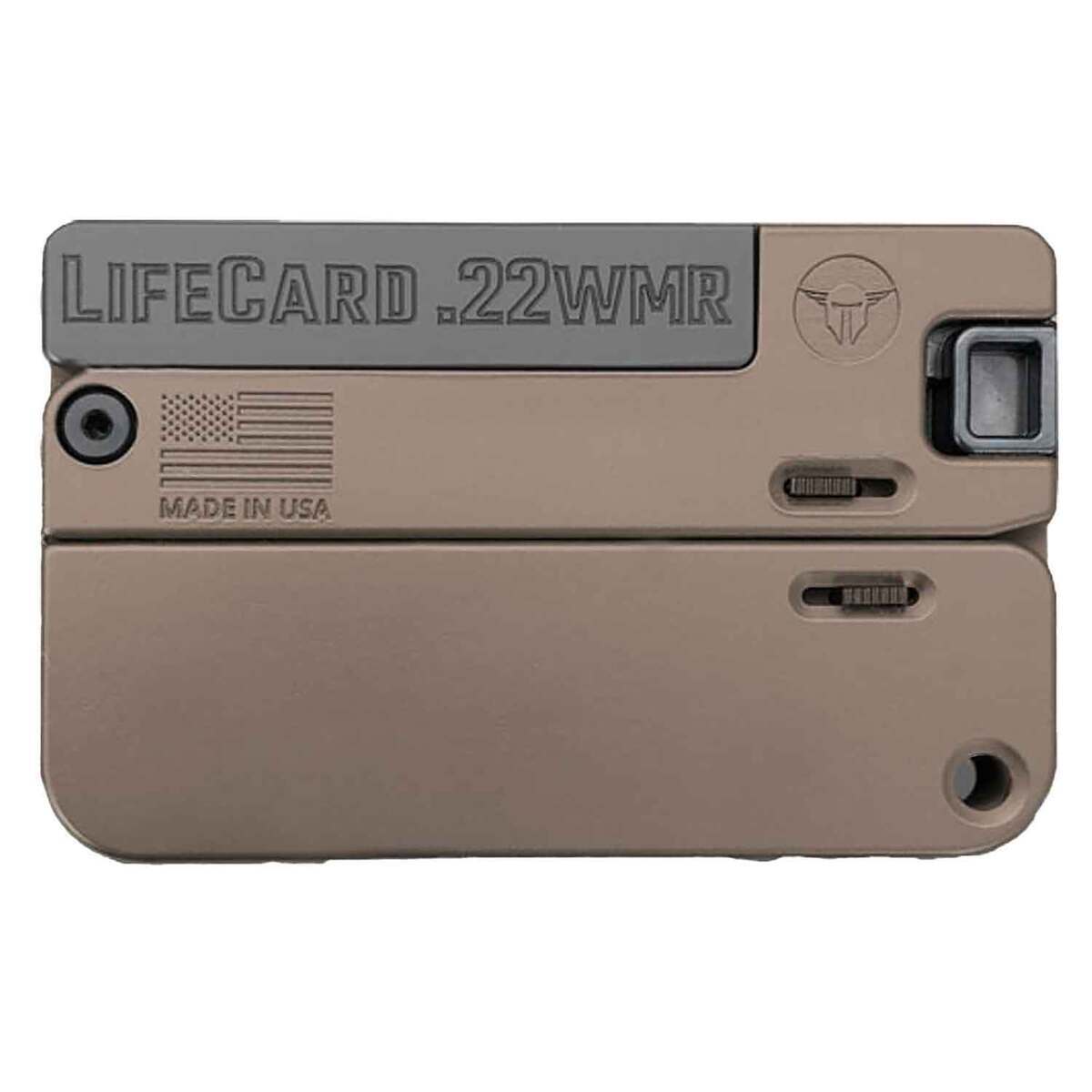 Trailblazer Firearms LifeCard 22 WMR (22 Mag) 2.5in Brown Aluminum ...