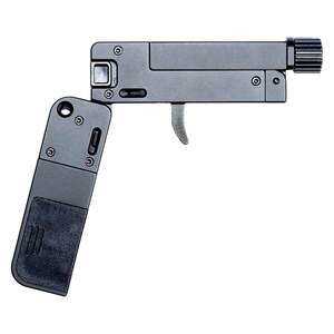 Trailblazer LifeCard 22 Long Rifle 2.5in Black Aluminum Break Action Pistol - 1 Round