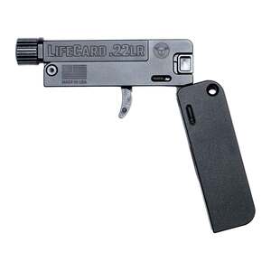 Trailblazer LifeCard 22 Long Rifle 2.5in Black Break Action Pistol - 1 Round