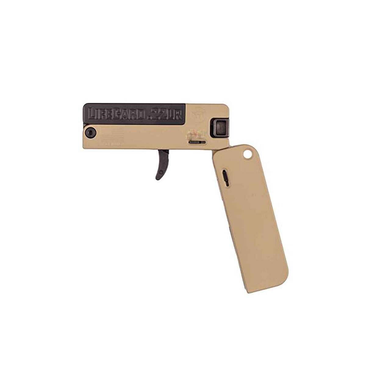 Trailblazer LifeCard 22 Long Rifle 2.5in Flat Dark Earth Break Action Pistol - 1 Round Trailblazer LifeCard 22 Long Rifle 2.5in Flat Dark Earth Break Action Pistol - 1 Round