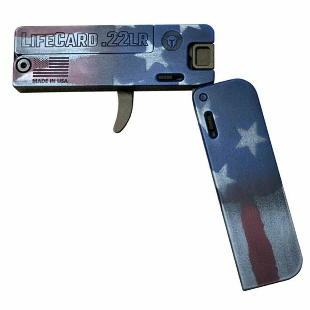 Trailblazer Lifecard 22 Long Rifle US Flag Pistol - 1 Round Trailblazer Lifecard 22 Long Rifle US Flag Pistol - 1 Round